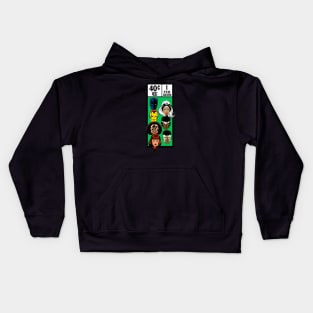 Black Superhero Team Kids Hoodie